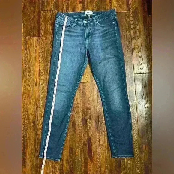 PAIGE Verdugo Ankle Skinny Jean in Nottingham - Picture 5 of 12